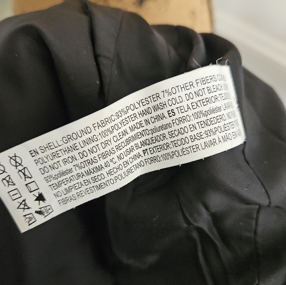 Moto jacket. Black faux moto jacket. Size S - Picture 7 of 7